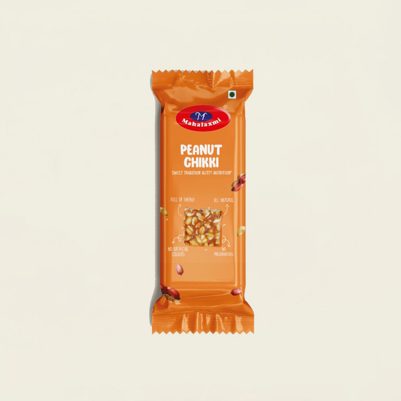 Peanut Chikki Jar 60pc Of 15g Each
