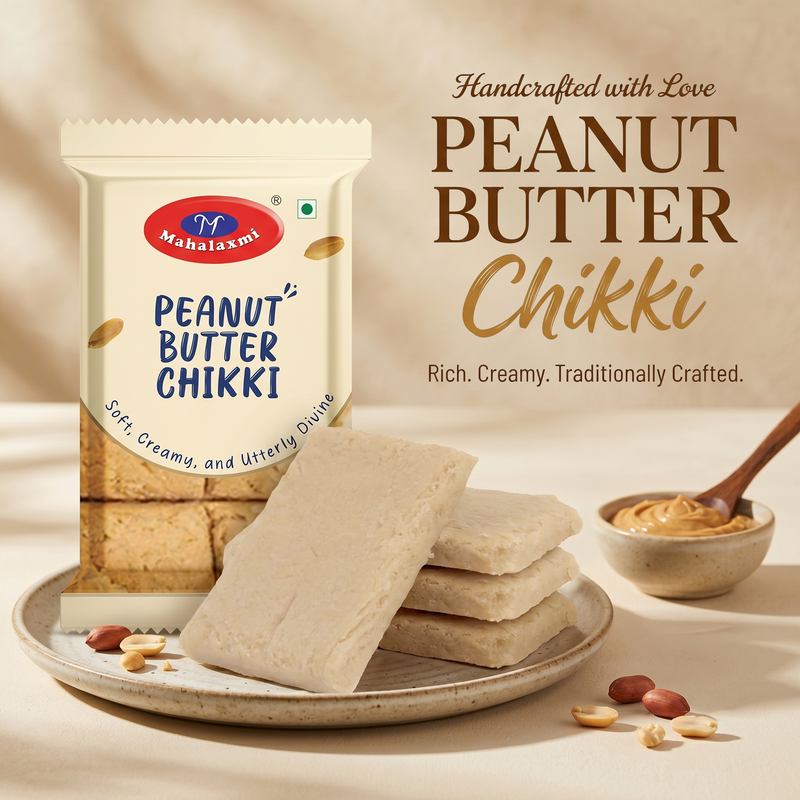 Peanut Butter Chikki Pack Of 8pc x 100g Each