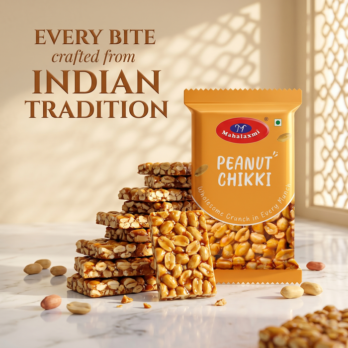 Peanut Chikki Pack Of 8 (100g each)