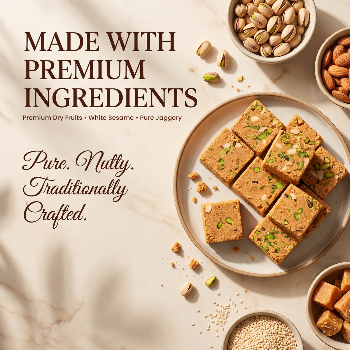 Premium Barfi Gajak 500g
