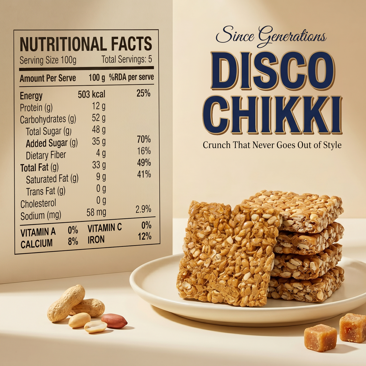 Disco Chikki 500g