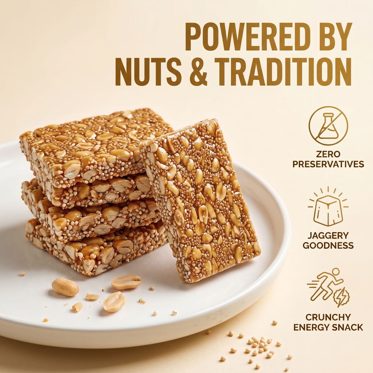 Rajgira Peanut Chikki A+ detail 4